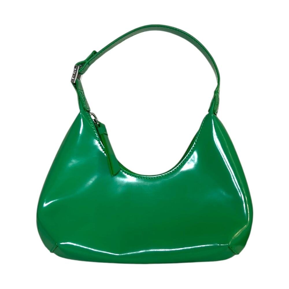 BY FAR, Women's 'Amber' Mini Patent Leather Shoulder Bag, Bright Green, One Size - Picture 3 of 10